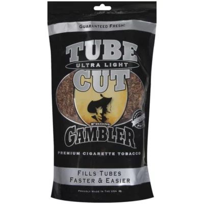 Gambler: TUBE CUT BAG MENTHOL 8oz - 4Noggins.com