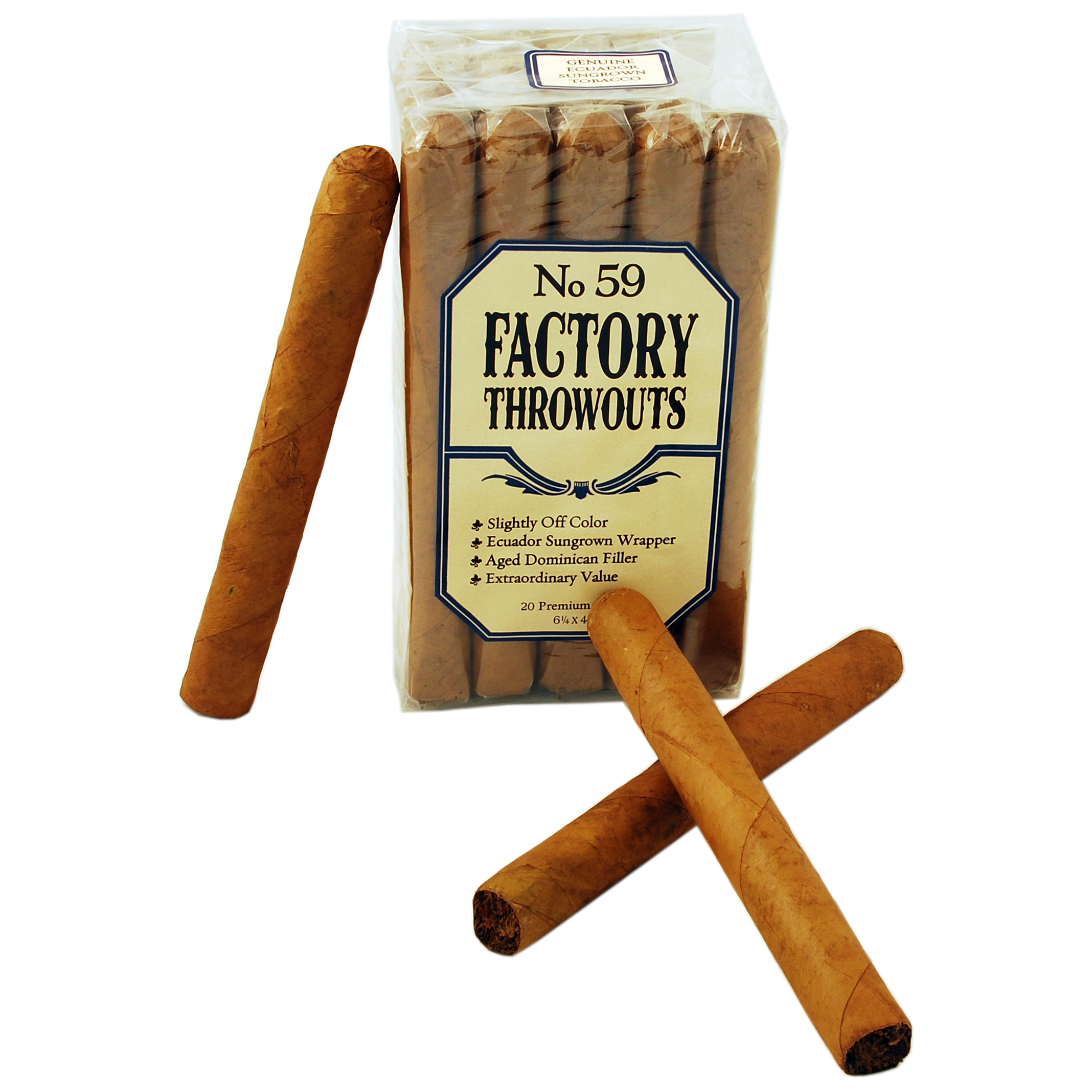 No. 59 Factory Throwouts cigars