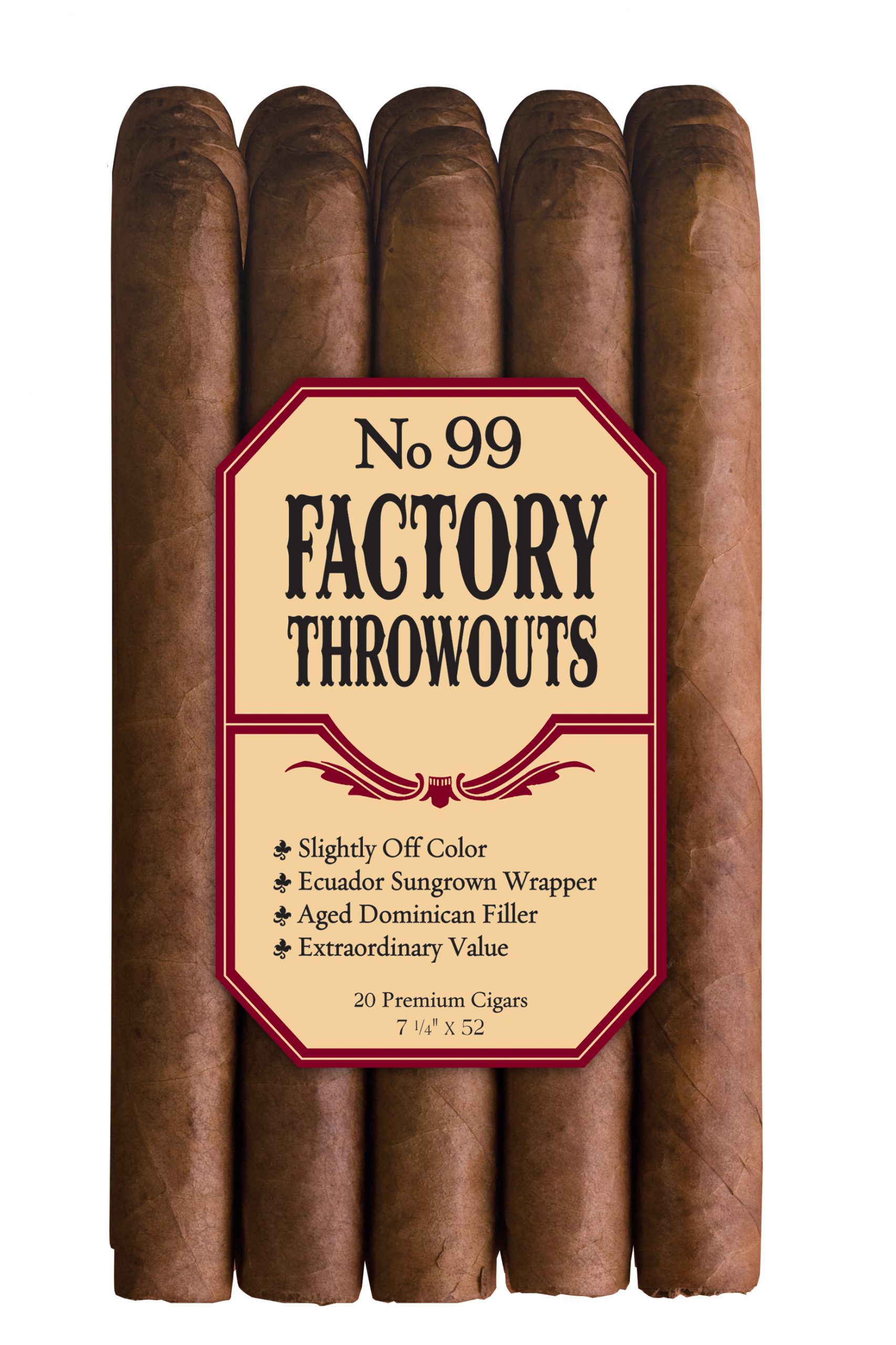 No. 99 Factory Throwouts Cigars