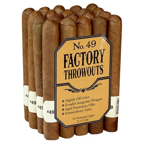 No. 49 Factory Throwouts cigars